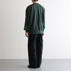 LIGHT OZ CREW NECK SWEAT #GREEN [FSW-23-SW_151]