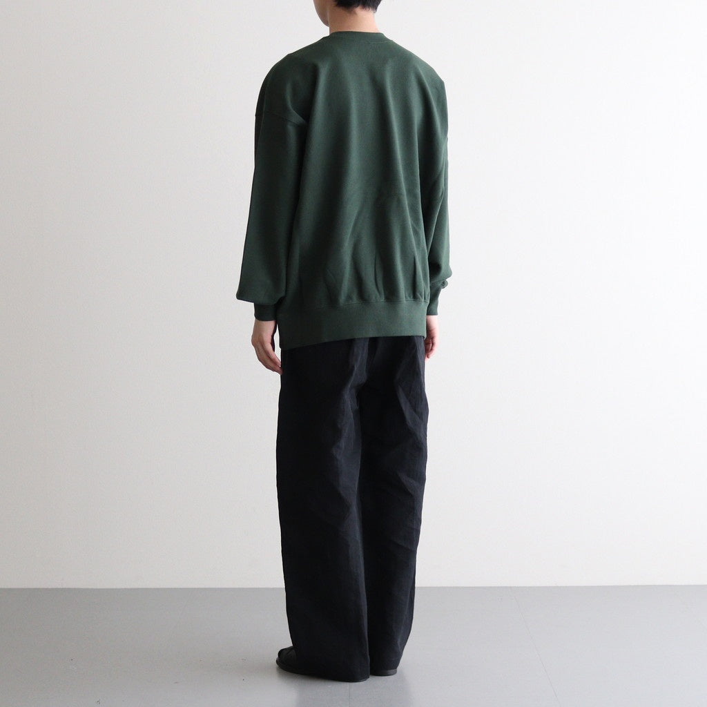 LIGHT OZ CREW NECK SWEAT #GREEN [FSW-23-SW_151]
