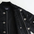 綿ナイロンダブルツイルブルゾン #BLACK [HP-J003-051]