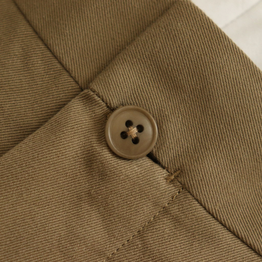 CHINO CLOTH PANTS STRAIGHT #khaki [14658]