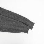 EXTRA FINE WOOL KNIT CREW NECK LS #GREY [ST.1634]