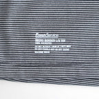 MICRO BORDER L/S TEE #WHITE × BLACK [FSC261-70168]