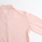 HIGH GAUGE SOFT CASHMERE KNIT SHIRT CARDIGAN #LIGHT PINK [A26AC03SM]