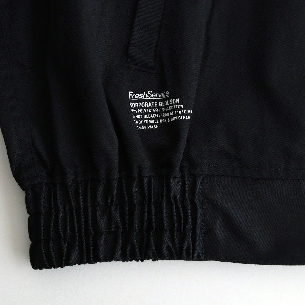 CORPORATE BLOUSON #BLACK [FSC253-30226B]