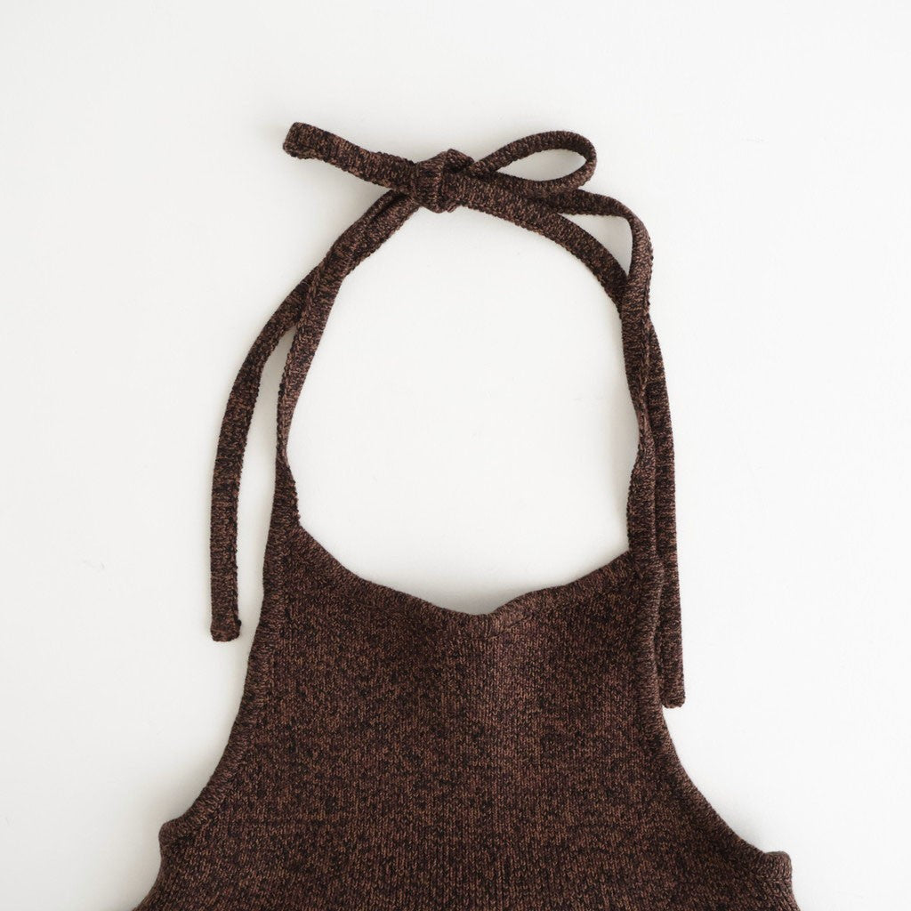 Halterneck Peplum Knit #CHO [12610534] - ciacura 三重県四日市市の