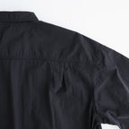 ナイロンタッサー S/S シャツ #BLACK [HQ-B021-051]