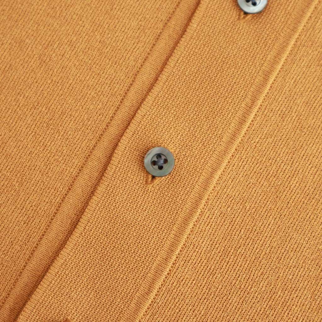 Washi Open Collar S/S Shirt #YELLOW [2601-017]
