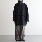 KATHARINE HAMNETT Recycle Polyester Half Coat #BLACK [YK25FW01128C-KH]