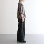 Linen S/S Shirt #Brown [2501-014]