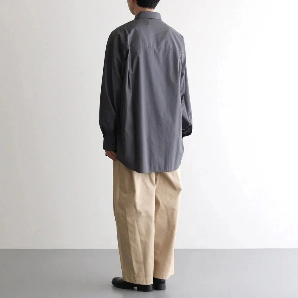 Broad L/S Oversized Regular Collar Shirt #C.GRAY [GM263-50001B]