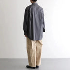 Broad L/S Oversized Regular Collar Shirt #C.GRAY [GM263-50001B]