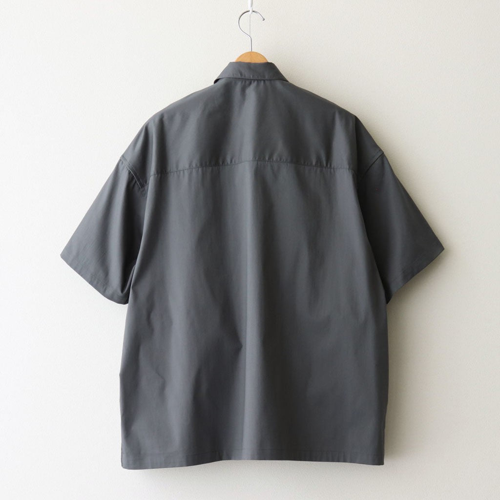 Solotex Twill S/S Oversized Box Shirt #GRAY [GM252-50001B]