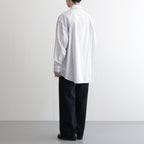 SIDOGRAS Stripe L/S Oversized Regular Collar Shirt #BROWN STRIPE [GM254-50025STB]