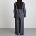 WOOL TROPICAL TAILORED JACKET #TOP GRAY [JKAGCW0700]