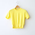 Cotton 14G Short Sleeve #YELLOW [I26SS-K5]