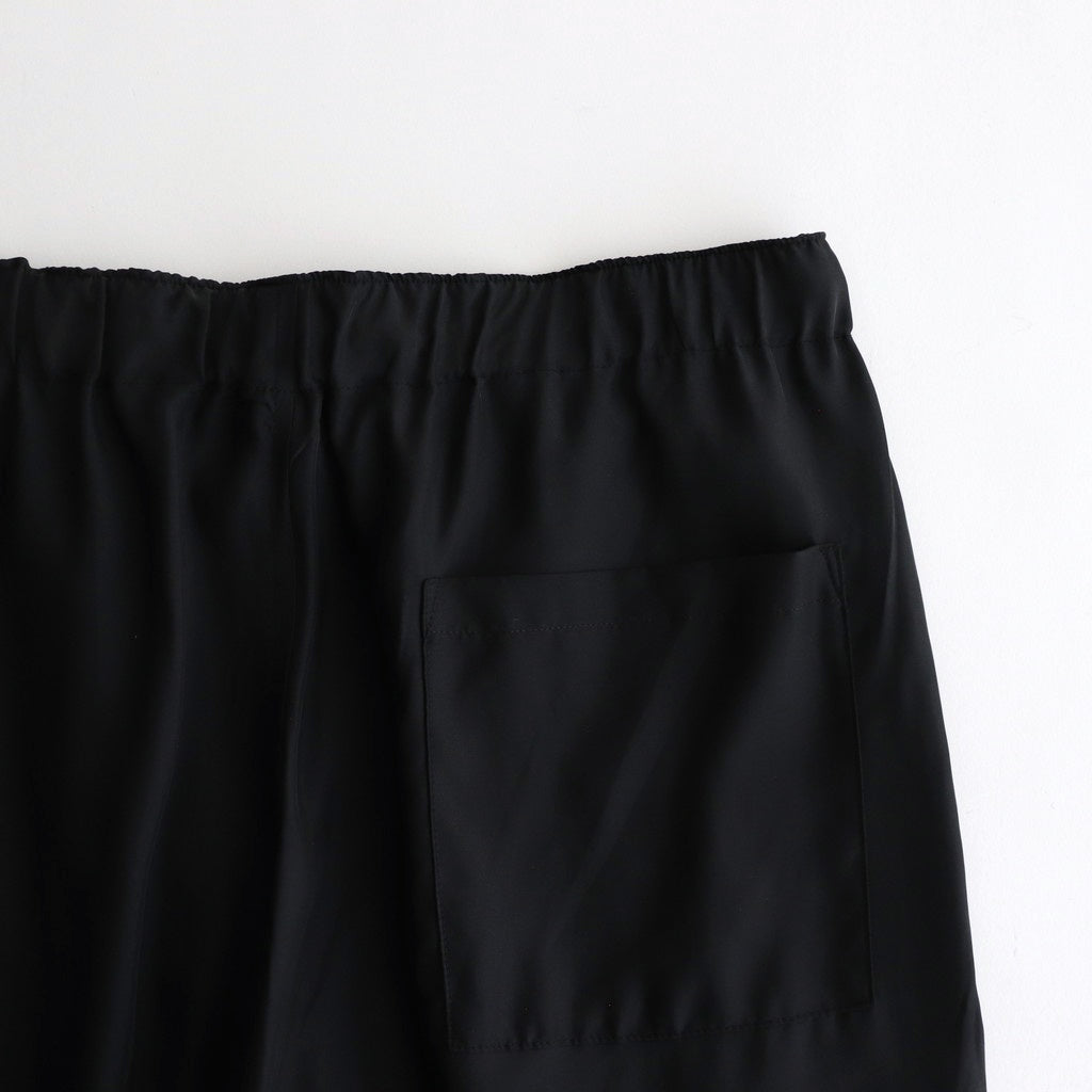 CUPRO EASY PANTS #BLACK [YK25SS0942P]