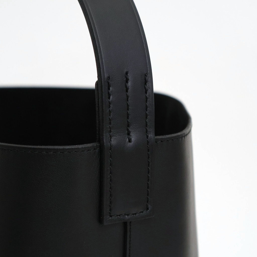 LEATHER TOTE BAG MADE BY AETA #BLACK [A26SB08AE]