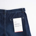 Selvage Denim Two Tuck Pants #INDIGO DARK FADE [GU263-40061DB]