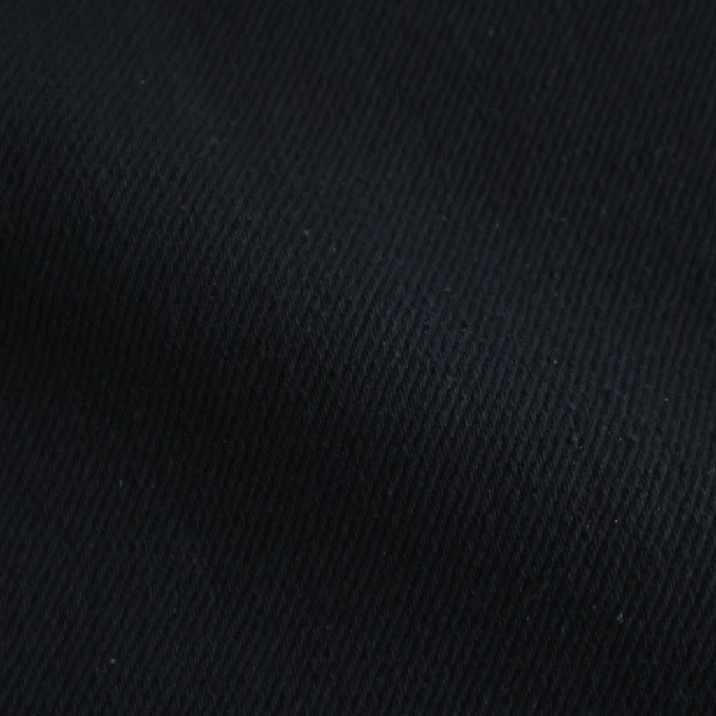 SILK NEP DENIM 5P WIDE PANTS #BLACK [A26SP01SD]