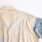 LANDSCAPE PRINTED OPEN COLLAR SHIRT #IVORY [YK25SS0933SH]