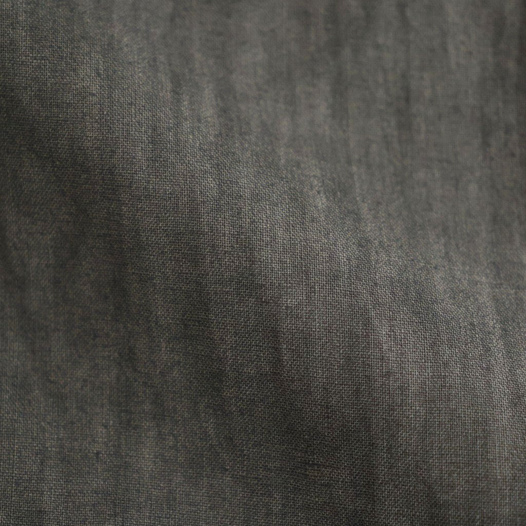 SUMI LINEN WIDE EASY CARGO PANTS #CHARCOAL GRAY [N0050]