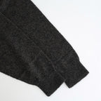 WOOL/ALPACA KNIT LOOSE TURTLE NECK PO #CHARCOAL [ST.1295]