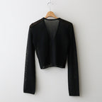 Compact Sheer Knitcardigan #BLK [12610515]