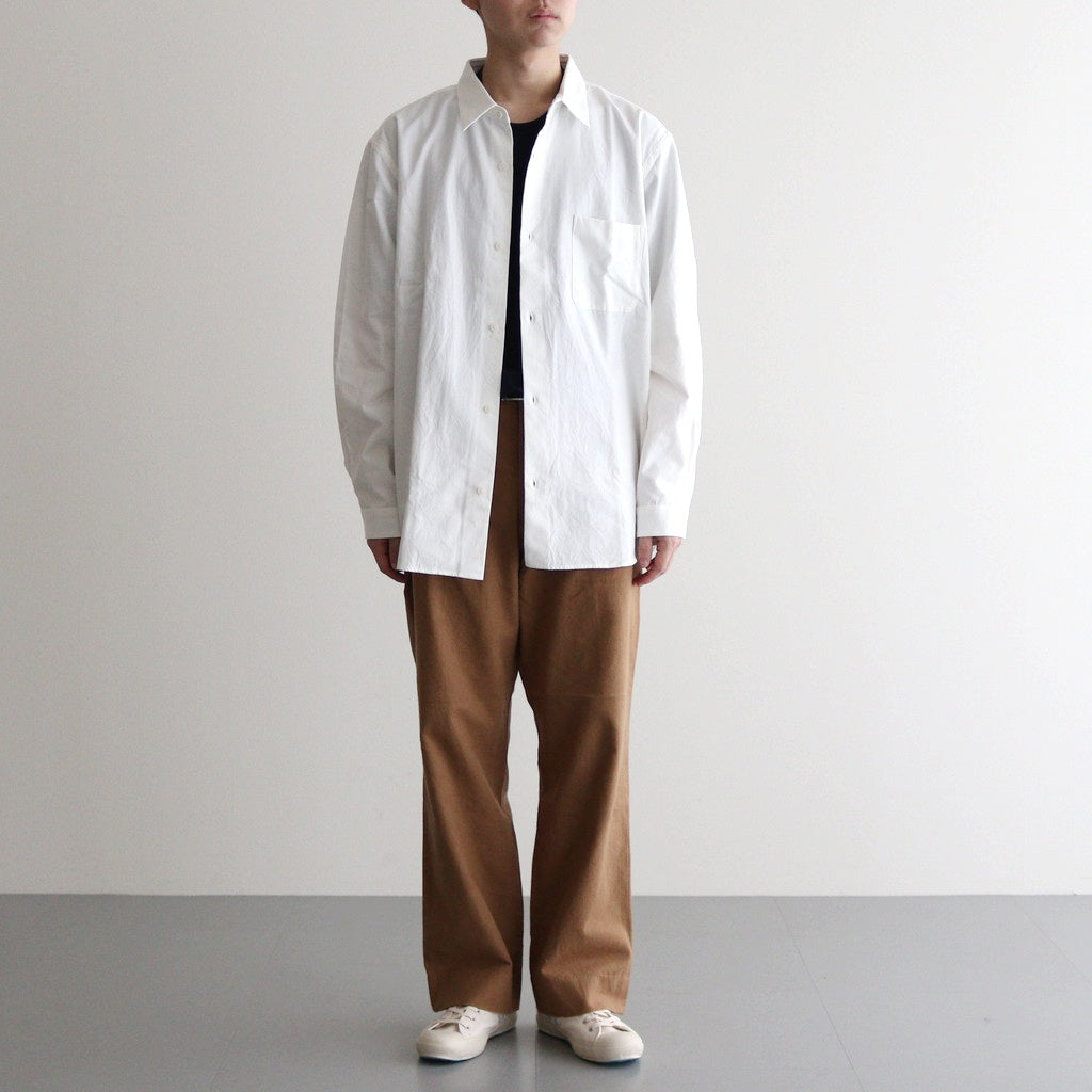 CHINO CLOTH PANTS STRAIGHT #l.brown 起毛 [14659]