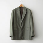 BLUEFACED WOOL JACKET #OLIVE GRAY STRIPE [A26AJ03BS]