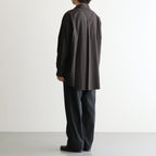 SIDOGRAS Cotton Herringbone Flannel Sleeping Shirt #BLACK [GM254-50044]