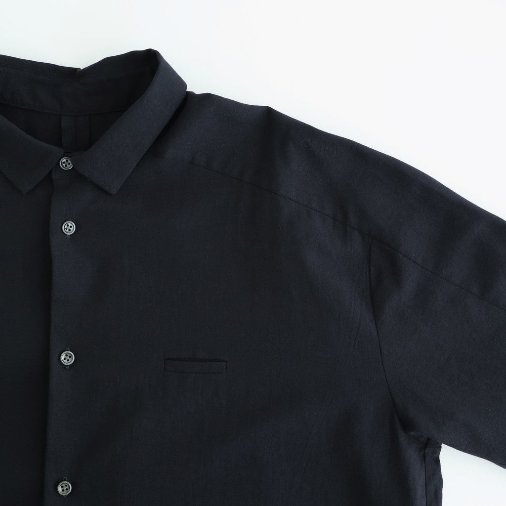 ヨークスリーブシャツ-P #BLACK [D225-T810-P]