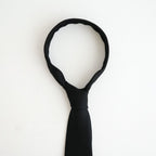 よそいきレギュラーTIE #BLACK [D226-G120]