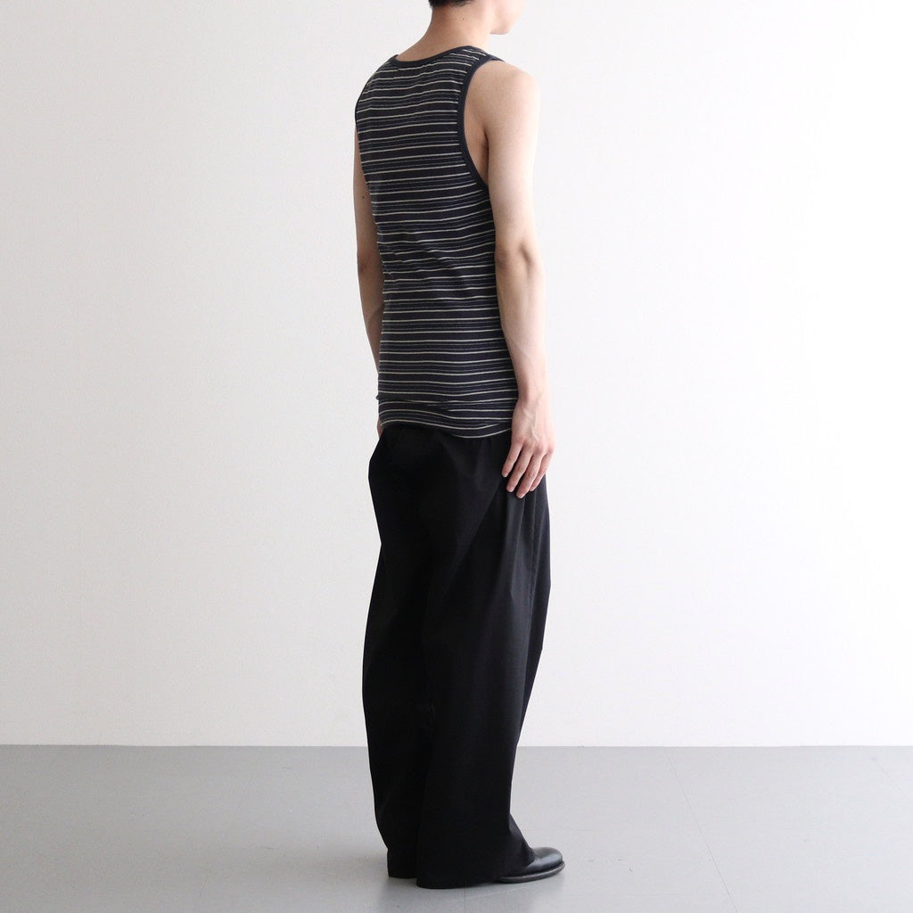 STRIPE TIGHT TANK TOP #DARK NAVY [2541000903]