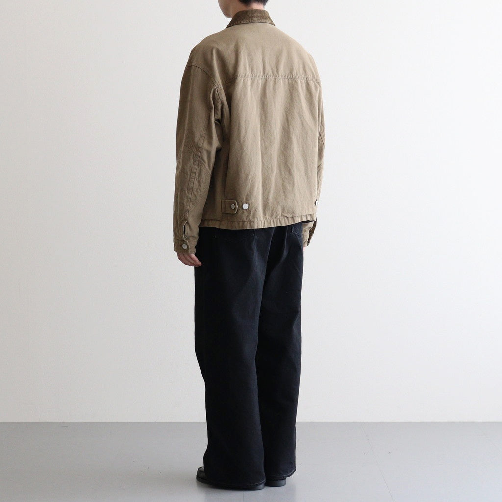 綿オックス 製品加工ブルゾン #BEIGE [HP-J016-051]