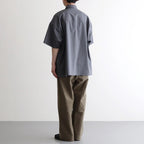 Solotex Twill S/S Oversized Box Shirt #GRAY [GM261-50159B]