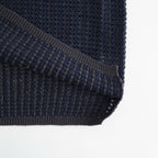 MESH KNIT SKIPPER POLO SHIRT #NAVY [YK26SS01298S]