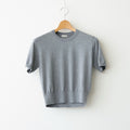 Cotton 14G Short Sleeve #GREY [I26SS-K5]
