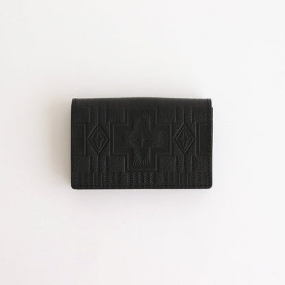 Pendleton - folded card case #black/Harding emboss [pd-c-fcc]