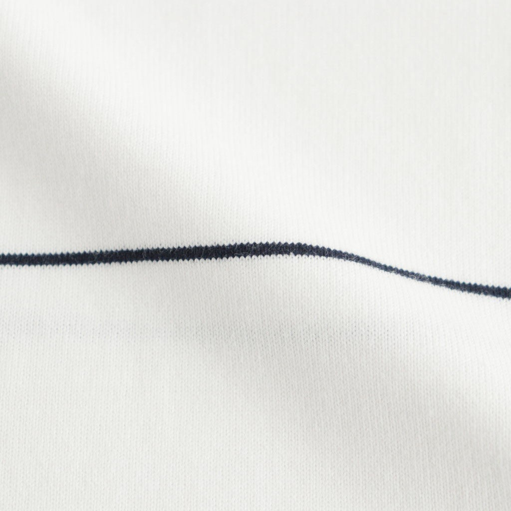 PIN BORDER L/S TEE #WHITE×NAVY [FSC261-70261]