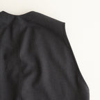 NBGZOO - オクタグラムポリエステル・艶消平織 オーバーオール #91 Dark Grey mix [SN_NC0809OO]