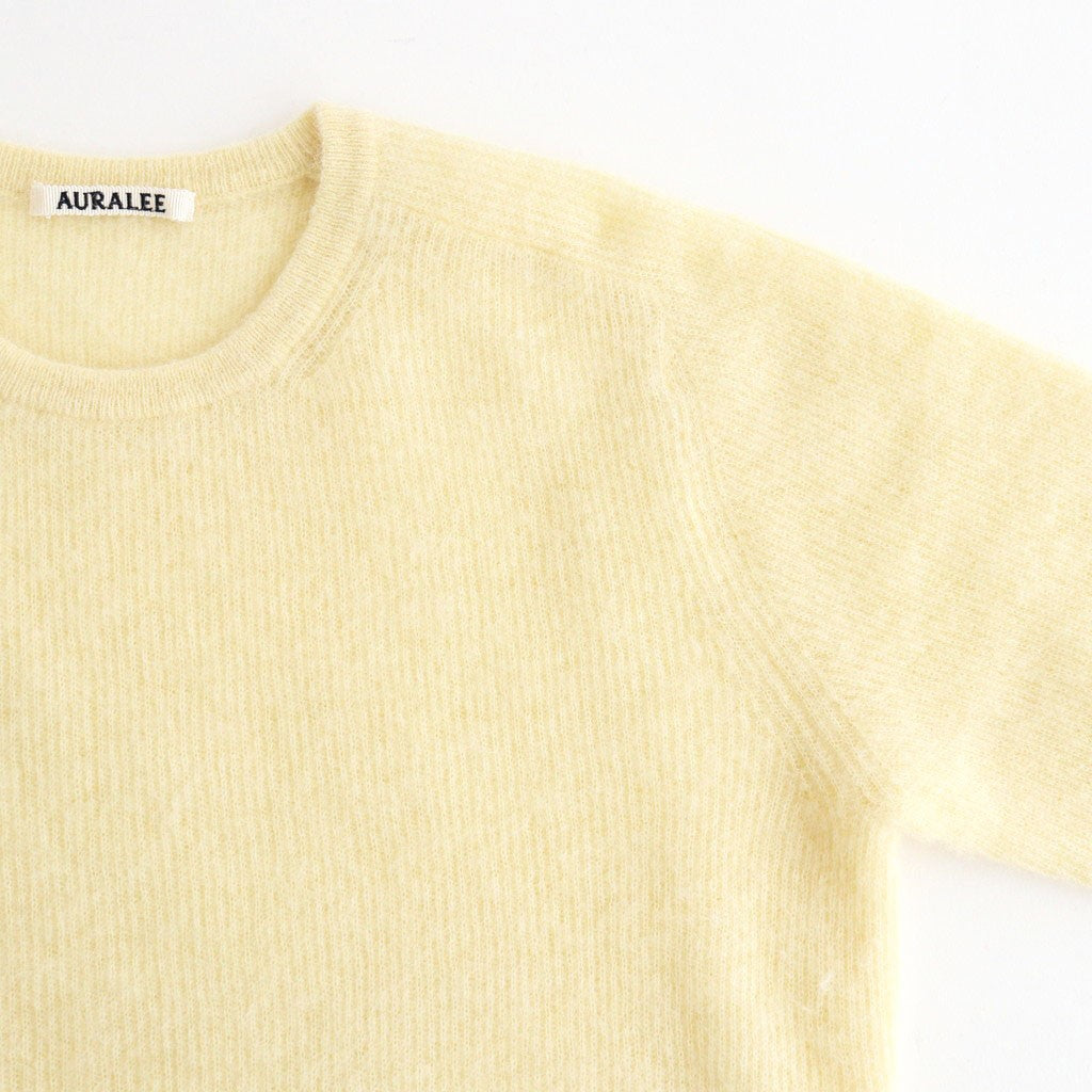 BABY SURI ALPACA SHEER KNIT P/O #ECRU [A26AP05AK]