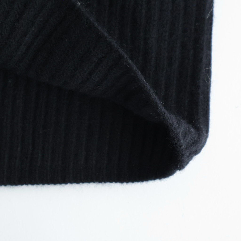 Rib Short Length P/O #BLACK [I25AW-K1]