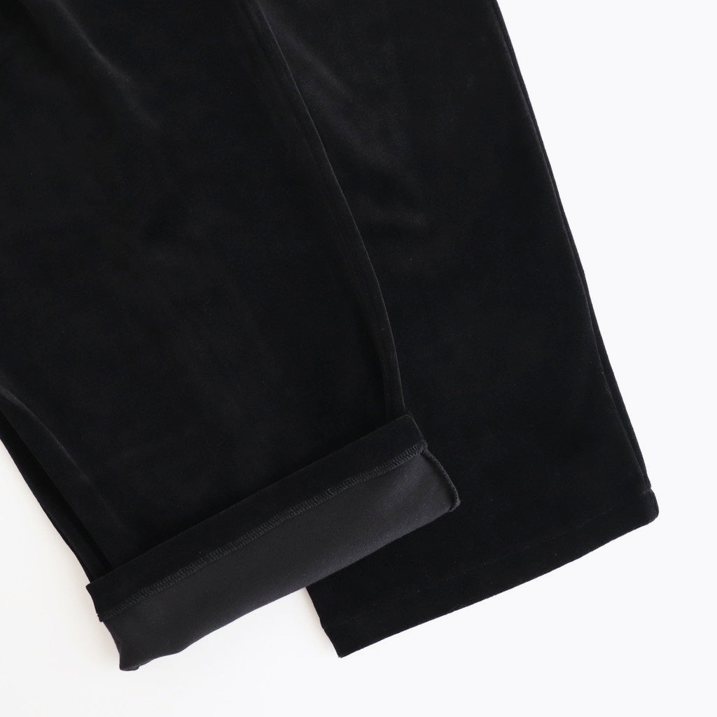 Compact Velour Easy Pants #BLACK [GM253-70406]