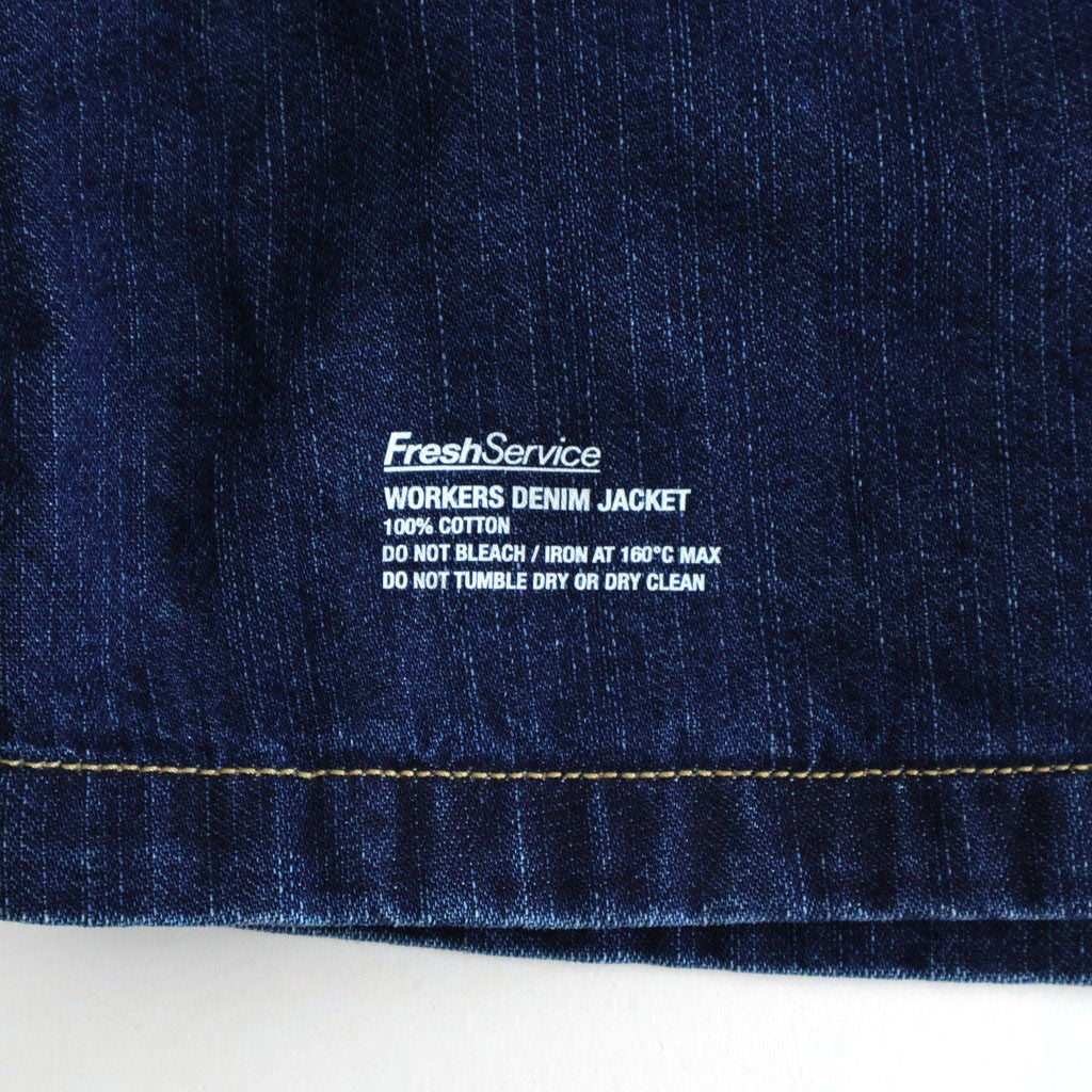 WORKERS DENIM JACKET #INDIGO [FSC261-20263OB]
