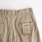 CHINO CLOTH PANTS TUCK STRAIGHT #beige [64653]