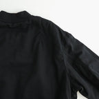 Fulled Wool Twill Flight Jacket #BLACK [GU263-30411]