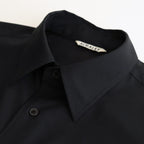 SUPER FINE TROPICAL WOOL SHIRT #TOP DARK NAVY [A25SS01WT]