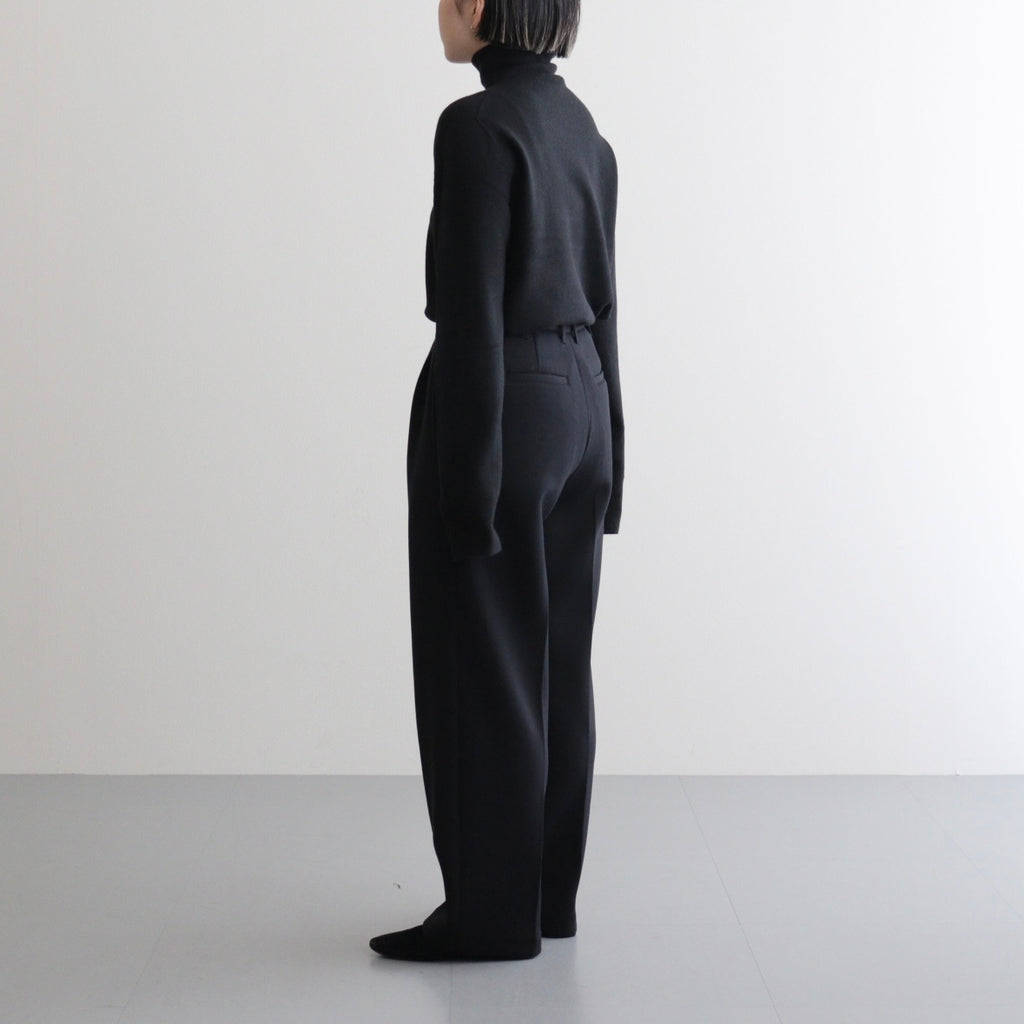 Wool Cashmere Turtle Knit #BLK [12520537]