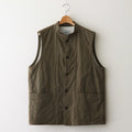 BUTTON VEST #olive [44558]