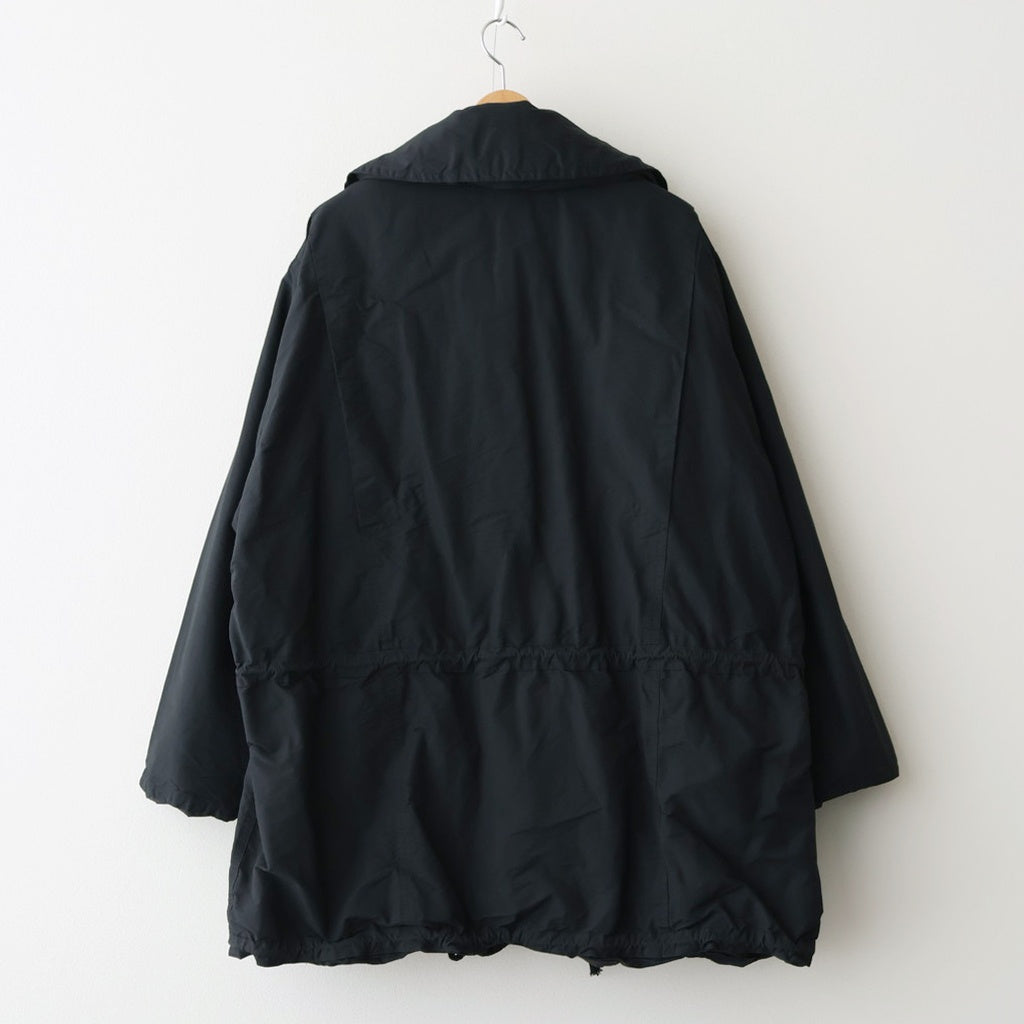 KATHARINE HAMNETT Recycle Polyester Half Coat #BLACK [YK25FW01128C